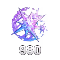 980 Crystals (First top-up double)