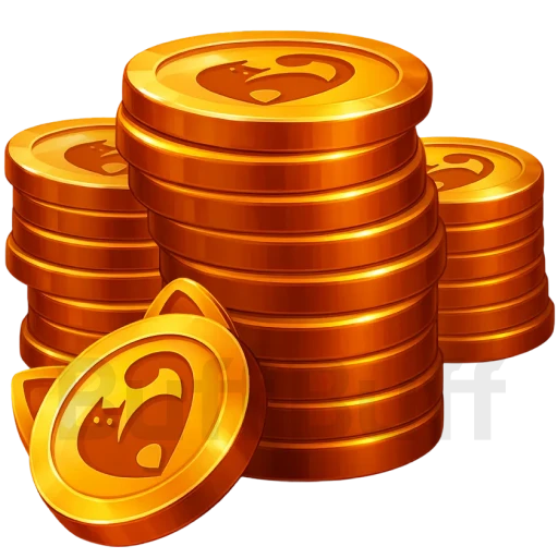 598 Больших монет Кота