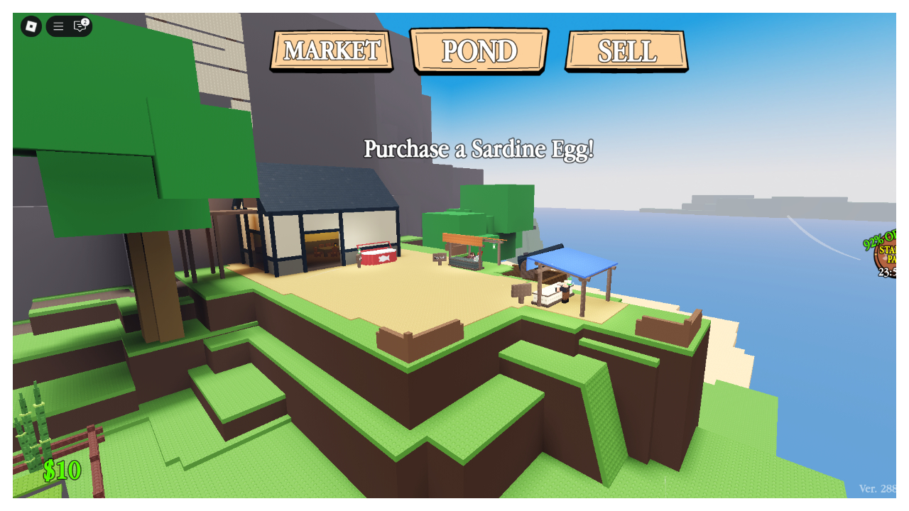 Собственный рыбный пруд коды для Roblox (Август 2025)