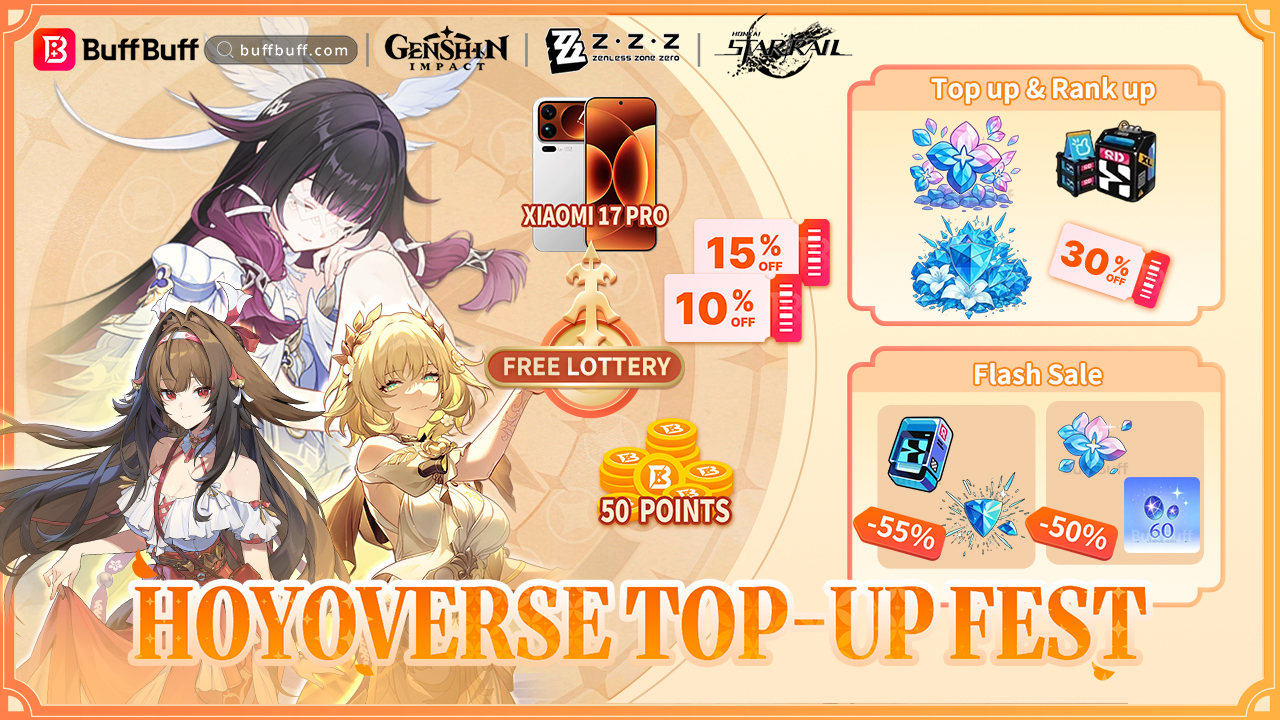 HoYoverse Top-up Fest: Celebrate ZZZ 2.6 & Win a Galaxy S25 Ultra