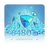 6480+1600 Genesis Crystals x 5