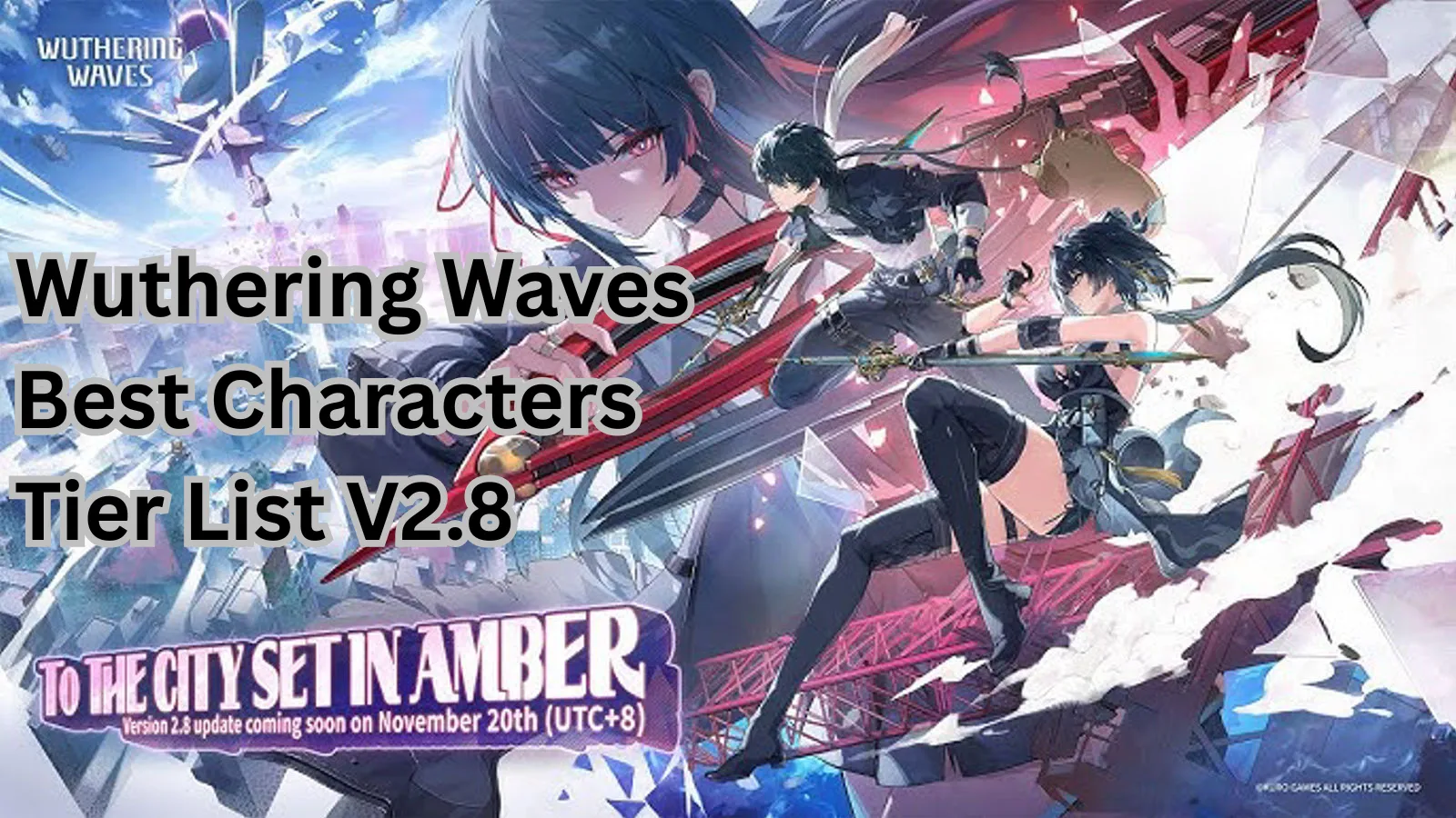 Wuthering Waves Тир-лист лучших персонажей Версия 2.8