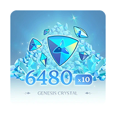 6480+1600 Genesis Crystals x 10