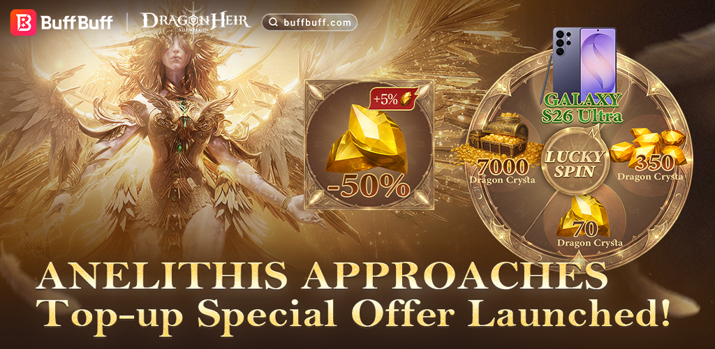 Dragonstride | 50% Off Top-Up & Galaxy S26 Ultra Giveaway