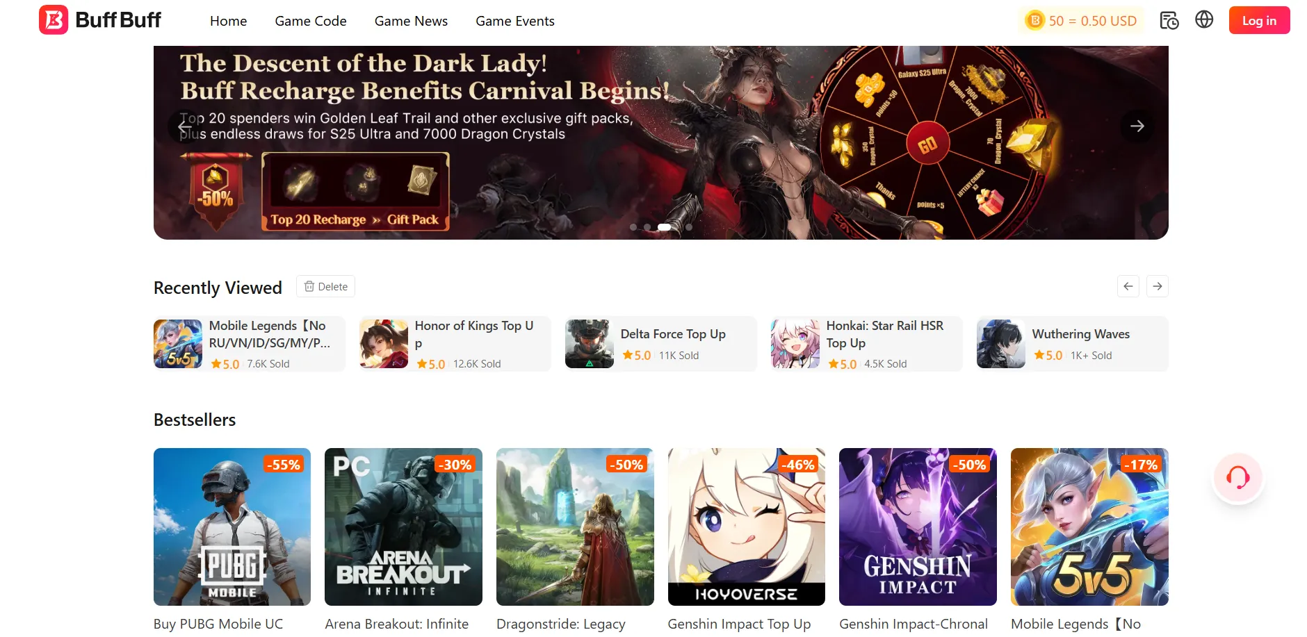 | لا توجد أكواد نشطة أخرى؟ احصل على هيدرا كريستال بسرعة عبر BuffBuff