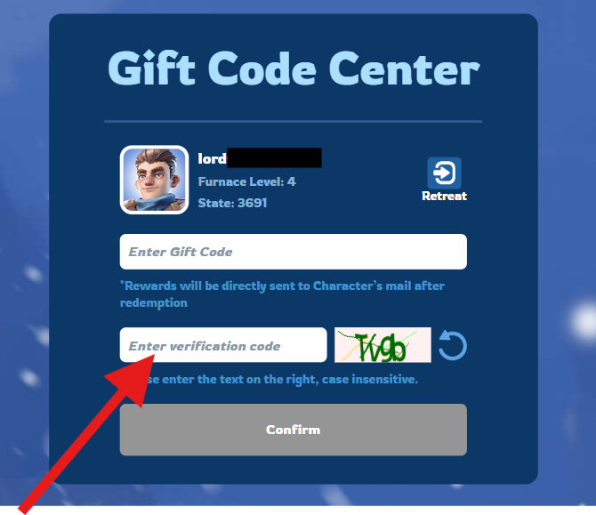 Masukkan kode verifikasi yang muncul di layar. 