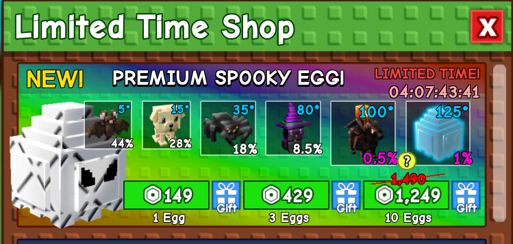 Premium Spooky Egg Grow a Garden